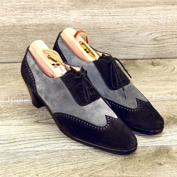 * NEW * $550 GRAVATI Arthur Beren Women's 6 M Suede 4269 * add $15 Trees - Picture 10 of 14